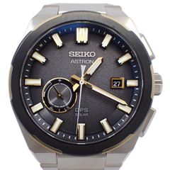 【美品】SEIKO セイコー アストロン NEXTERシリーズ GPSソーラー電波 メンズ 腕時計 チタン SBXD026 / 3X62-0AE0【いおき質店】