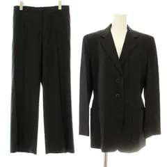 Max Mara スーツ ジャケット パンツ 黒 36 イタリア製 銀タグ 2025年最新】Max Mara レディース ビジネス パンツスーツ上下の