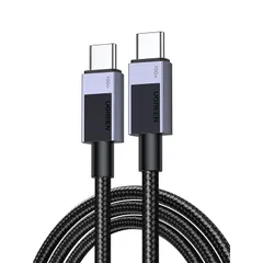 【新着商品】UGREEN USB C ケーブル Type-c ケーブル 【PD 100W/5A 超急速充電】 USB-C & USB-C ケーブル E-Markerチップ搭載 結束バンド付き 高耐久ナイロン編み タイプc ケーブル iPhone 15シリー 1のサムネイル