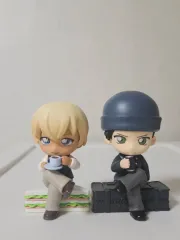 バッチ) ポップマート 名探偵コナン(コナン) 赤井 秀一 安室 透 フィギュア