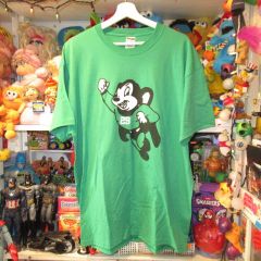 USED★Mighty Mouse★マイティマウス★Tシャツ★Men’ｓ★XLサイズ★グリーン★フィギュア★人形★ぬいぐるみ★