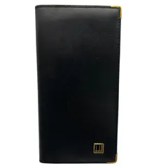 dunhill ダンヒル レザー 長札入れ 本革 ブランド メンズ 財布 カード入れ 中古 W４