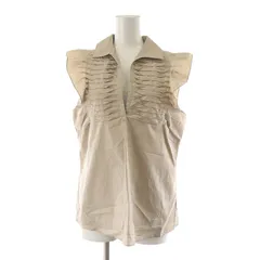 ジルサンダー JIL SANDER シャツ ブラウス ノースリーブ スキッパー 38 ベージュ 569904 /NQのサムネイル