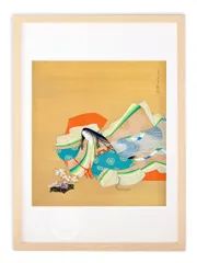 日本画文化勲章受章作者生誕130年記念作・小林古径筆木版画