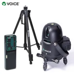 中古 VOICE レーザー墨出し器 VLG-3X 3ライン ヴォイス グリーン 三脚付き 中古 VOICE レーザー墨出し器 VLG-3X 3ライン ヴォイス グリーン 三脚付き