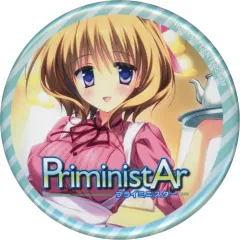 【中古】バッジ・ビンズ 安芸かのこ 缶バッジ 「PS4/Switchソフト PriministAr -プライミニスター-」 ジョーシン購入特典