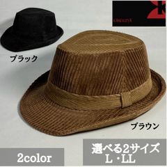 M-N252　中折ハット メンズ クリスマス おしゃれ 40代 50代 60代 70代 80代 90代 コーデュロイ ナカオレ 帽子 紳士 シニア HAT ギフト ゴルフ 金古屋