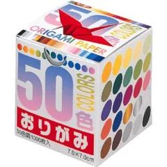 （まとめ買い）トーヨー 50色千羽鶴折紙 おりがみ 7cm角 1000枚入 001024 【5個セット】