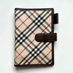 BURBERRYシステム手帳カバースケジュール帳 未使用 - メルカリ