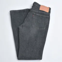 00s 日本製 Levi's リーバイス 517 ブーツカット 先染め ブラックデニム ジーンズ パンツ Y2Kファッション ヴィンテージ ブラック ビンテージ 古着 メンズW32インチ