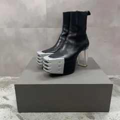 キスブーツ 42 グラデーション リックオウエンス Rick Owens 【値下げ】RICK OWENS キスブーツ パールホワイト