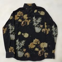 05aw GUCCI フローラル柄シルクシャツ ブラック グッチ 花柄 - メルカリ