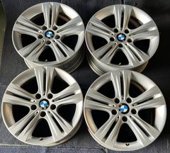 ☆送料無料☆BMW F30/F31 3シリーズ 純正 17インチ ホイール4本 7.5J 37 PCD120 ハブ径約72    No.615