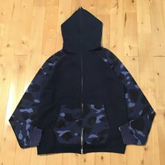 BAPE ベイプ A BATHHNG APE エイプ ソリッドカモパーカ 黒L - メルカリ