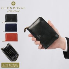 グレンロイヤル 二つ折り財布 ミドルウォレット ラウンドファスナー メンズ レディース ブランド ブライドルレザー 本革 GLENROYAL 03-6025