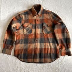 【ビンテージ 】【70s C.P.O. Alexander’s チェック柄 CPOウールシャツジャケット】Vintage