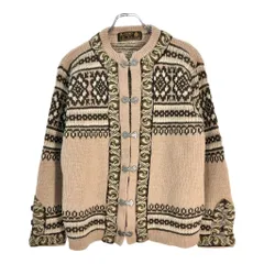 ノルウェー製 nordstrikk ノードストリック チロリアンニットセーター ユーロ ベージュ(メンズ M)中古 古着 U3580