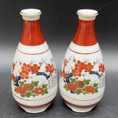 群馬県からの蔵出品　江戸〜明治期頃　青手面取窓絵九谷徳利　一対　無傷　本物保証 群馬県からの蔵出品 江戸〜明治期頃 青手面取窓絵九谷徳利 一対