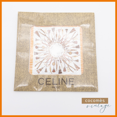 【CELINE】セリーヌ スカーフ オレンジ ブラウン ホワイト シルク タッセル柄 マルチカラー レディース 付属品