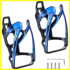 【最短発送】2個セット ロードバイク/クロスバイク/マウンテンバイクに適用 サイクリング用 ペットボトルホルダー 使用便利 軽量 取付簡単 バイク用 ドリンクホルダー 自転車ボトルホルダー ボトルケージ 自転車
