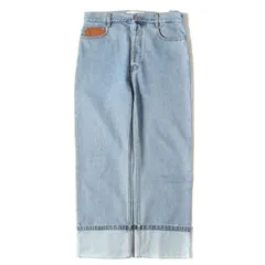 新品 LOEWE ロエベ パンツ サイズ:46 23AW ウォッシュ加工 フィッシャーマン ジーンズ Fisherman Jeans H526Y11W07 ボトムス デニム パンツ ロールアップ インディゴ ブルー イタリア製 ブランドのサムネイル