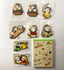 【未開封】 Tiger & Bunny タイガー&バニー タイバニ あらいぐまラスカル ラバーストラップ メモ帳 9点セット 【まとめ売り】