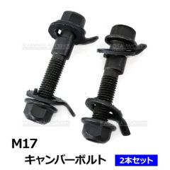 トヨタ ヴォクシーハイブリッド ZWR80G キャンバーボルト M17 17mm 2本セットフロント用 調整幅 ±1.75 キャンバー調整 ボルト 偏芯