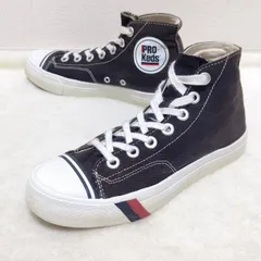 【PRO-Keds】プロケッズ 547301 キャンバス スニーカー ストリート カジュアル アメカジ シンプル クラシック  ウォーキング ヴィンテージ ビンテージ ブラック 黒 メンズ 23.0㎝ / M7463j