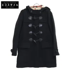 BURBERRY BRIT バーバリーブリット 3915587 ブラック ウール ダッフルコート 36