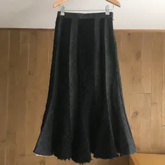最終値下げ　美品　ジュンヤワタナベ　スカート JUNYA WATANABE（ジュンヤワタナベ）ひざ丈スカート 紺 サイズ