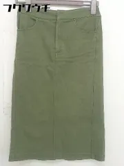 ◇ Sonny Label URBAN RESEARCH ウエストゴム ストレッチ 膝下丈 タイト スカート サイズ36 カーキ レディース  【1110050006576】