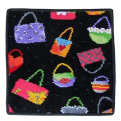 新品 フェイラー FEILER ハンカチ ハンドタオル タオルハンカチ 30cm CRAZY BAGS クレイジーバッグ ブラック【ネコポス】