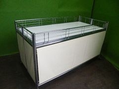 PLUS/プラス】ステップスタンド 移動式踏み台 キャスター付き 2段□C-1362