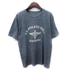 ユニフォームエクスペリメント uniform experiment Tシャツ カットソー 半袖 3 M～L 紺 ネイビー /YI