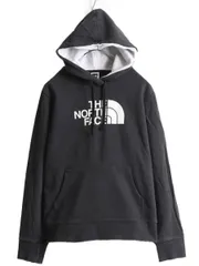 【お得なクーポン配布中!】 ノースフェイス プリント スウェット フード パーカー レディース L / The North Face アウトドア 裏起毛 トレーナー 2トーン プルオーバー