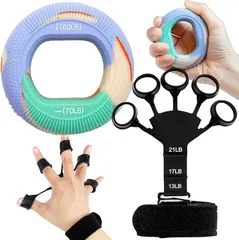 Wawalag プロトレーナー推薦 ユビマックス フィンガーパワー 握力 トレーニング ハンドグリップ 筋トレ グッズ 前腕 手首 指(60LB/70LB)