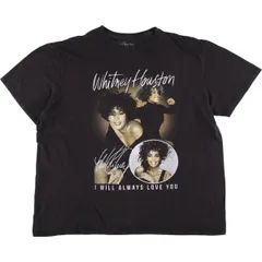 Whitney Houston ホイットニー ヒューストン Tシャツ (古着) 古着 ホイットニー・ヒューストン【Whitney Houston】プリントT