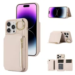 J.DL iPhone 11pro ケース ストラップケース ショルダー 手帳型 カードケース PUレザー 肩掛け カード収納 斜め掛け スタンド アイホン アイフォン 可愛い 人気 おしゃれ あいふぉん 11pro 財布型 チェーン ファスナー型 ストラ