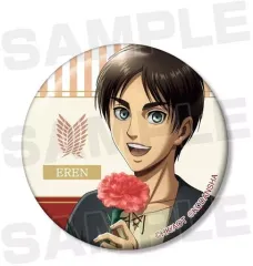 【中古】バッジ・ピンズ エレン・イェーガー 「進撃の巨人 トレーディング 描き下ろしイラスト 缶バッジ」