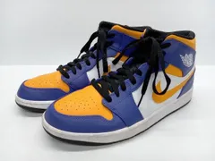 NIKE Air Jordan 1 Mid 'Lakers' DQ8426－517　ナイキ エアジョーダン1 ミッド 'レイカーズ'　ハイカット スニーカー　パープル　27.5cm