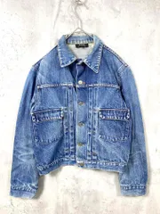 希少 初期 APC デニムジャケット イーストバイウエスト 日本製 アーペーセー アーペーセーA.P.C. デニムジャケット インディゴS (K-129678