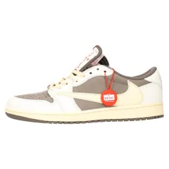 NIKE (ナイキ) ×TRAVIS SCOTT AIR JORDAN 1 LOW OG REVERSE MOCHAトラヴィススコット エアジョーダン1 ロー リバースモカ ローカットスニーカー US10.5/28.5cm DM7866-162のサムネイル