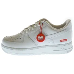 NIKE (ナイキ) ×SUPREME AIR FORCE 1 LOW シュプリーム エアフォース1 ローカットスニーカー ホワイト US8.5/26.5cm CU9225-100