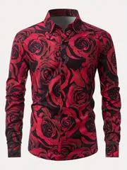 長袖シャツ 176 ドレスシャツ Yシャツ 柄シャツ スーツ ホスト ヤクザ ヤンキー オラオラ系 悪羅悪羅 服 メンズ ファッション