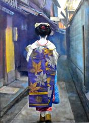 弦田英太郎【京舞い】希少な額装用画集より、状態良好、新品高級額装付 2025年最新】弦田英太郎の人気アイテム - メルカリ