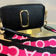 ΩNA3566 大人気！MARC JACOBS マークジェイコブズ ショルダーバッグ ミニバッグ ブラック ホワイト ピンク カラー レディース