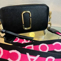 ΩNA3566 大人気！MARC JACOBS マークジェイコブズ ショルダーバッグ ミニバッグ ブラック ホワイト ピンク カラー レディース