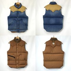 ロッキーマウンテン デニム ダウンベスト 38 超美品 HYSTERIC GLAMOUR（ヒステリックグラマー）の「ROCKY MOUNTAIN