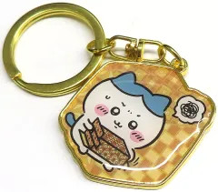 【中古】キーホルダー ハチワレ(寄木細工) ダイカットキーホルダー 「ちいかわ なんか小さくてかわいいやつ」 箱根限定