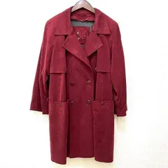 #wsc レリアン Leilian コート 13+ えんじ系 グレー スエード調 ライナー付き 大きいサイズ レディース [910275]